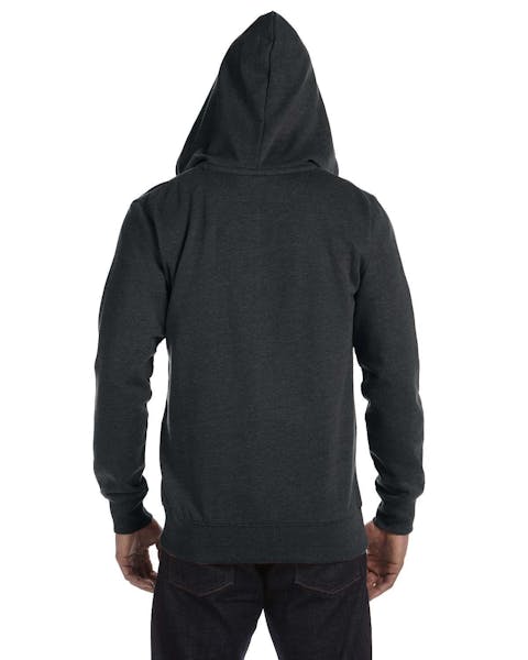 econscious EC5680 Men's Organic/Recycled Heathered Full-Zip Hooded Sweatshirt