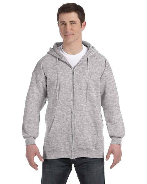 Hanes F280 Adult Ultimate Cotton 90/10 Full-Zip Hooded Sweatshirt