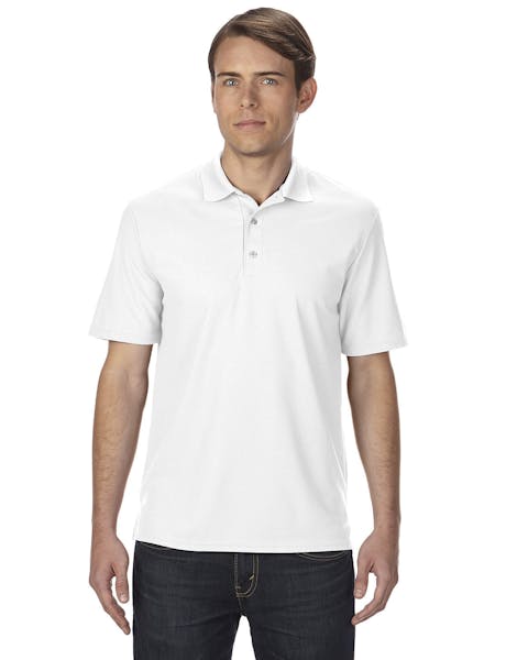 Gildan G458 Rendimiento para adultos 5.6 oz. Polo Doble Piqué