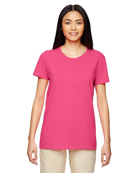 Gildan G500L Camiseta de algodón grueso para mujer