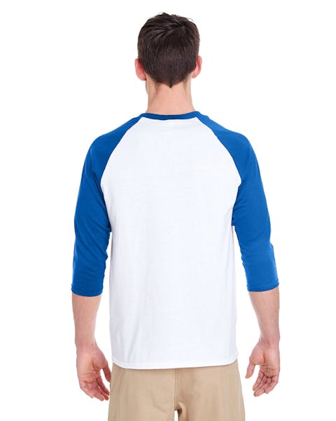 Gildan G570 Adult Heavy Cotton 3/4-Raglan Sleeve T-Shirt