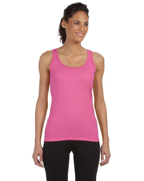 Gildan G642L Camiseta sin mangas ajustada Softstyle para mujer