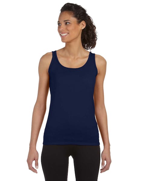 Gildan G642L Camiseta sin mangas ajustada Softstyle para mujer