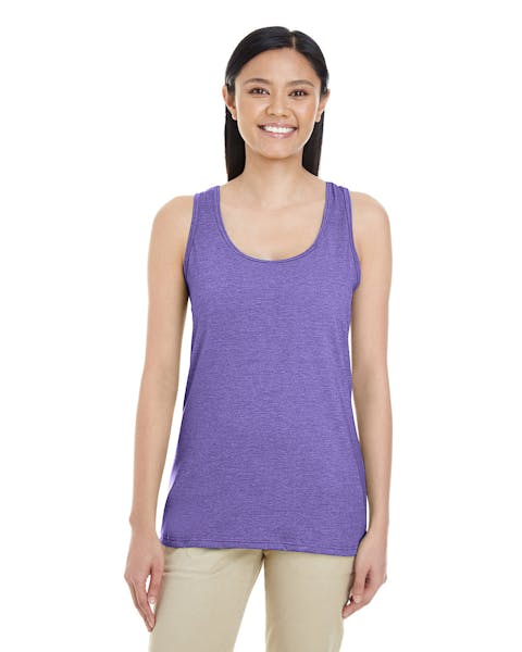 Gildan G645RL Ladies' Softstyle  4.5 oz. Racerback Tank