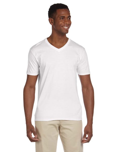 Gildan G64V Adult Softstyle V-Neck T-Shirt