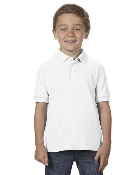 Gildan G728B Youth Double Piqu Polo