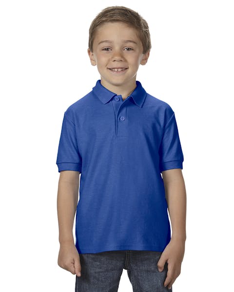 Gildan G728B Youth Double Piqu Polo