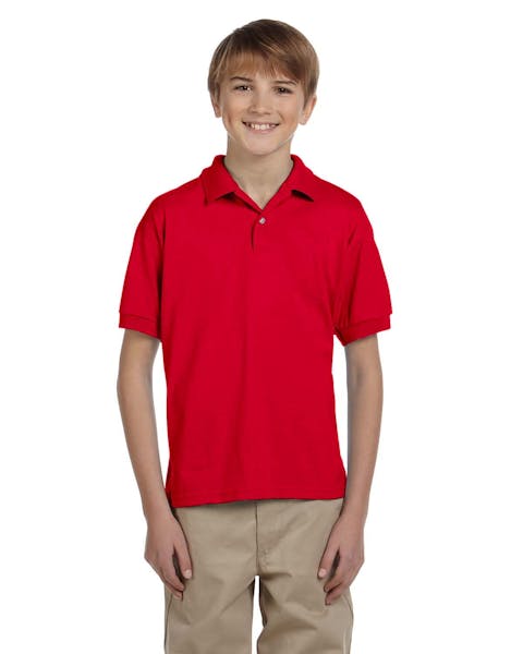 Gildan G880B Youth 50/50 Jersey Polo