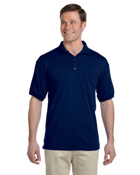 Gildan G890 Adult 50/50 Jersey Polo with Pocket