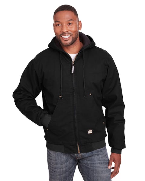 Berne HJ375 Men's Highland Washed Cotton Duck Hooded Jacket