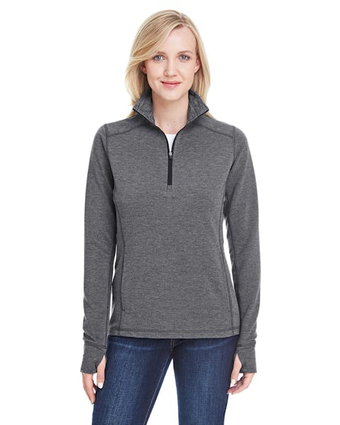 J America JA8433 Ladies' Omega Stretch Quarter-Zip