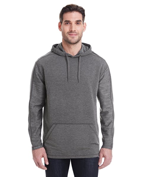 J America JA8435 Adult Omega Stretch Hooded Sweatshirt