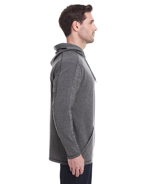 J America JA8435 Adult Omega Stretch Hooded Sweatshirt