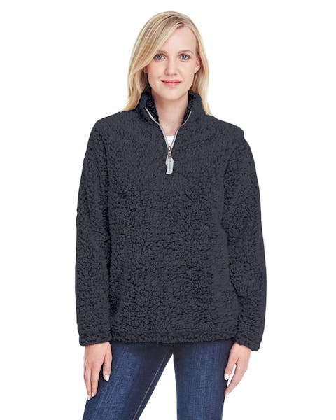 J America JA8451 Ladies' Epic Sherpa 1/4 Zip