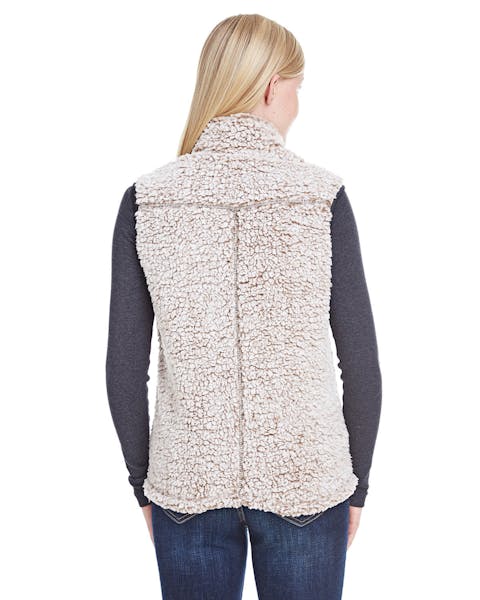 J America JA8456 Ladies' Epic Sherpa Vest