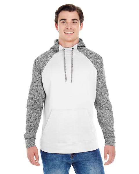 J America JA8612 Adult Colorblock Cosmic Pullover Hooded Sweatshirt