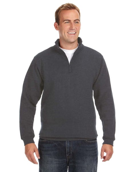 J America JA8634 Adult Heavyweight Fleece Quarter-Zip