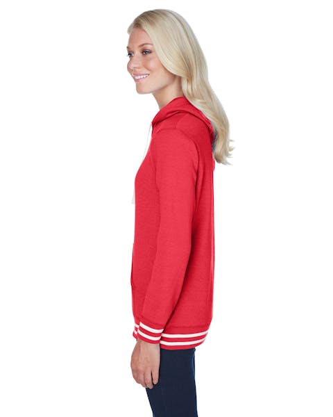 J America JA8651 Ladies' Relay Hooded Sweatshirt