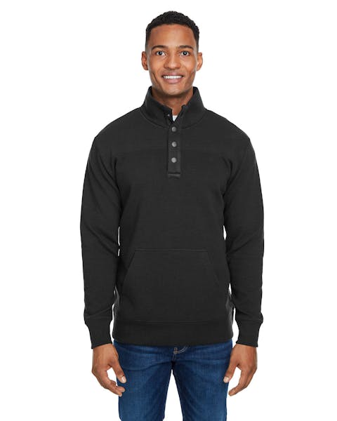 J America JA8708 Ripple Fleece Snap Pullover