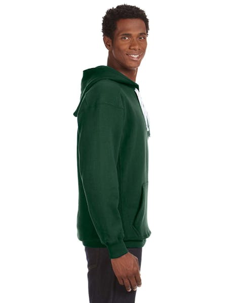 J America JA8830 Adult Sport Lace Hooded Sweatshirt