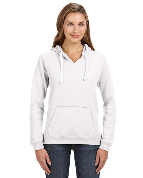 J America JA8836 Sudadera con capucha y cuello en V cepillado Sydney para mujer