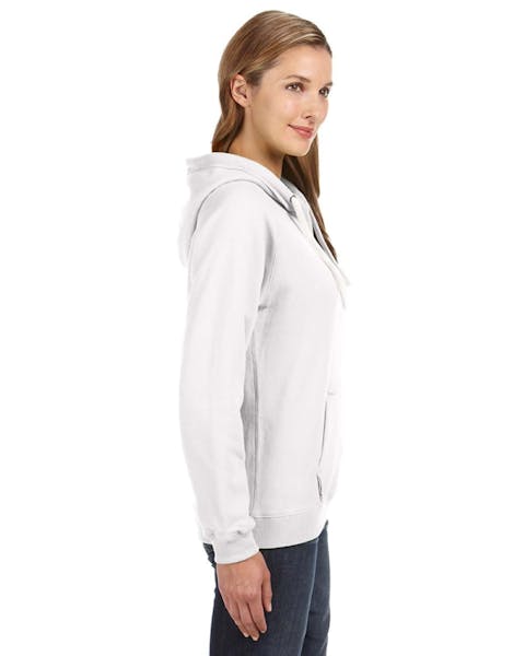 J America JA8836 Sudadera con capucha y cuello en V cepillado Sydney para mujer