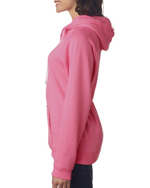 J America JA8836 Sudadera con capucha y cuello en V cepillado Sydney para mujer