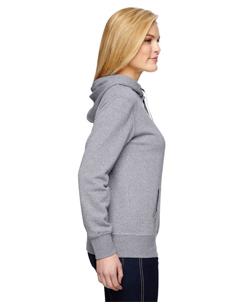 J America JA8860 - Sudadera con capucha de felpa francesa con purpurina para mujer