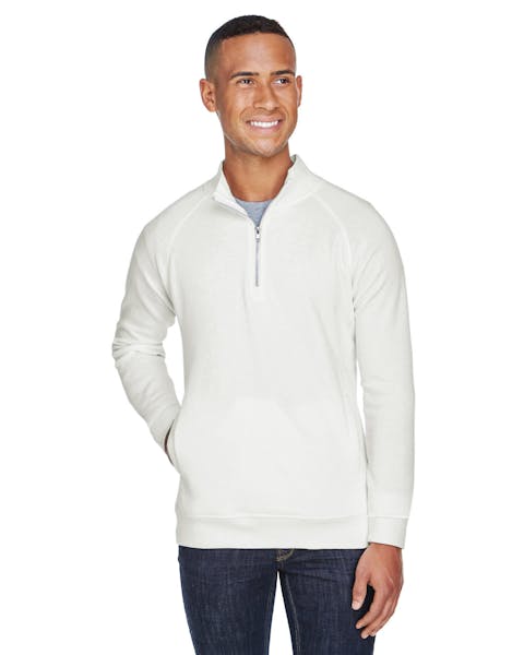 J America JA8869 Adult Triblend Fleece Quarter-Zip