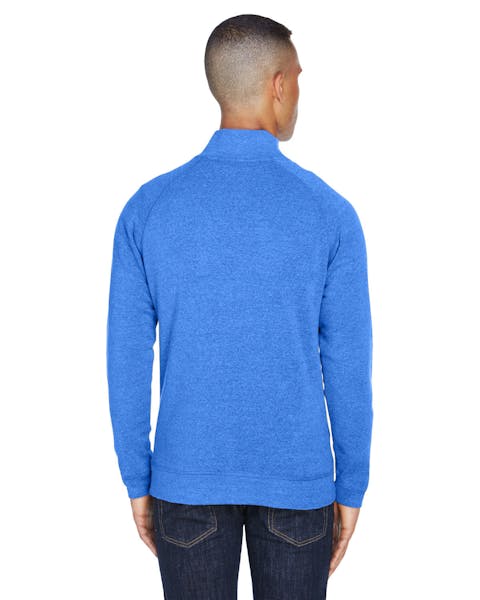 J America JA8869 Adulto Triblend Fleece Quarter-Zip