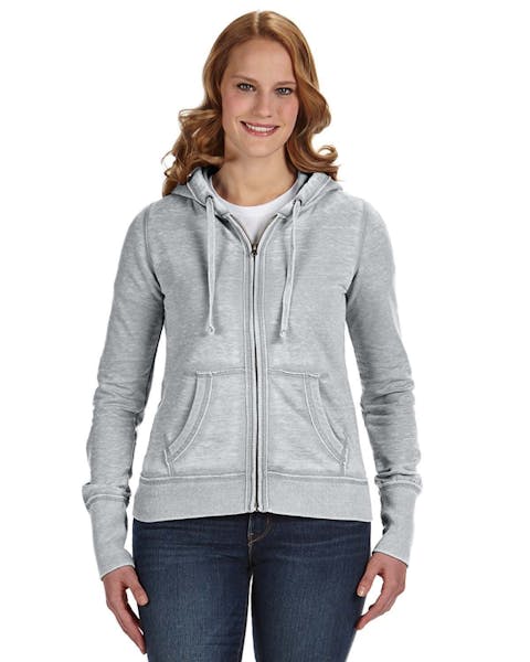 J America JA8913 Sudadera con capucha y cremallera completa Zen para mujer