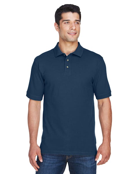 Harriton M200 Men's 6 oz. Ringspun Cotton Piqu Short-Sleeve Polo