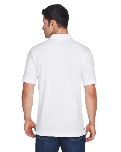 Harriton M200 Men's 6 oz. Ringspun Cotton Piqu Short-Sleeve Polo