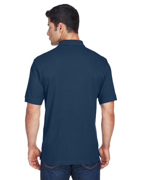 Harriton M200 Men's 6 oz. Ringspun Cotton Piqu Short-Sleeve Polo