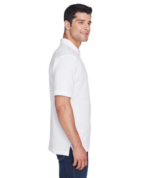 Harriton M200 Men's 6 oz. Ringspun Cotton Piqu Short-Sleeve Polo