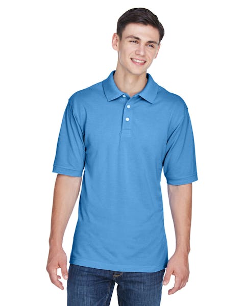 Harriton M265 Hombres 5.6 oz. Polo de mezcla fácil