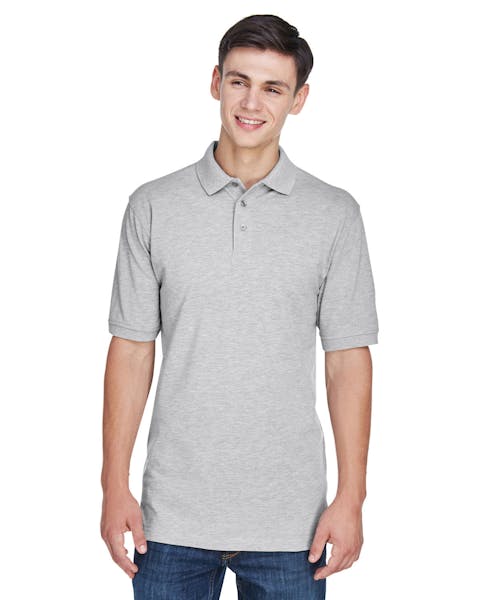 Harriton M265 Hombres 5.6 oz. Polo de mezcla fácil