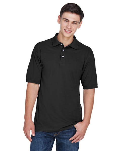 Harriton M265 Men's 5.6 oz. Easy Blend Polo