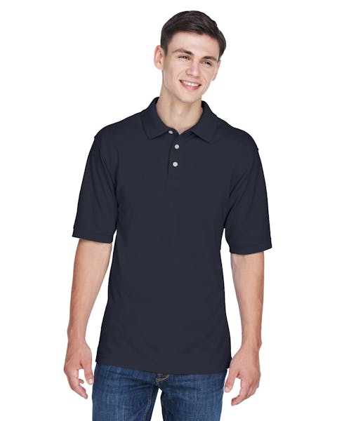 Harriton M265 Hombres 5.6 oz. Polo de mezcla fácil