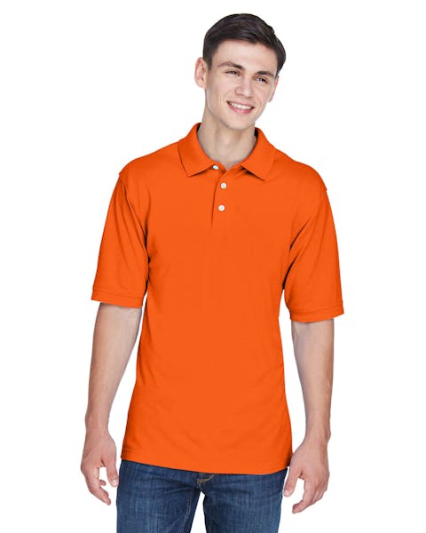 Harriton M265 Hombres 5.6 oz. Polo de mezcla fácil