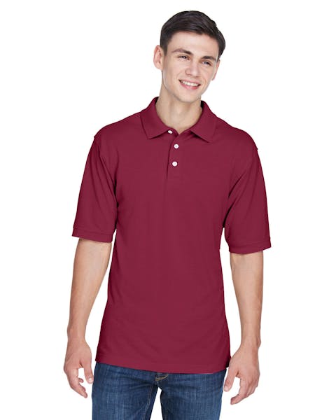 Harriton M265 Hombres 5.6 oz. Polo de mezcla fácil