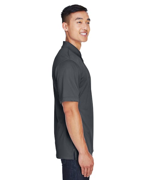 Harriton M345 Men's Advantage Snag Protection Plus IL Snap Placket Polo