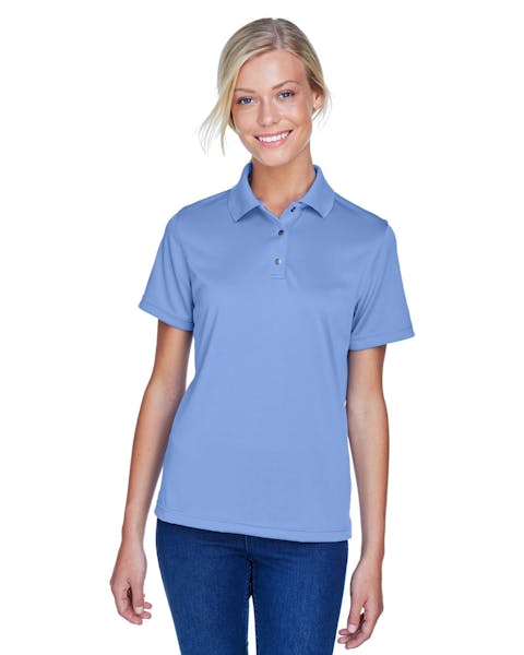 Harriton M345W Advantage Snag Protection Plus IL Polo con tapeta a presión para mujer