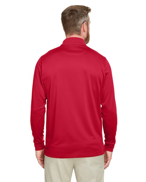 Harriton M348L Men's Advantage Snag Protection Plus IL Long Sleeve Polo