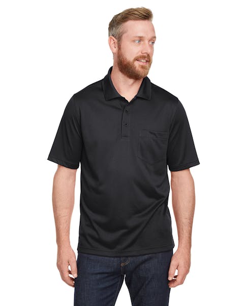 Harriton M348P Men's Advantage Snag Protection Plus IL Pocket Polo