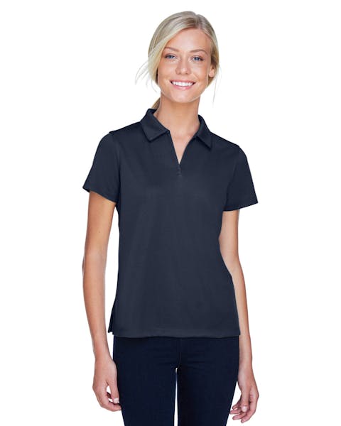 Harriton M353W Ladies' Double Mesh Polo