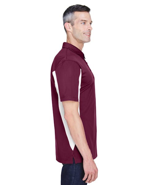 Harriton M355 Polo de micro piqué con bloqueo lateral para hombre