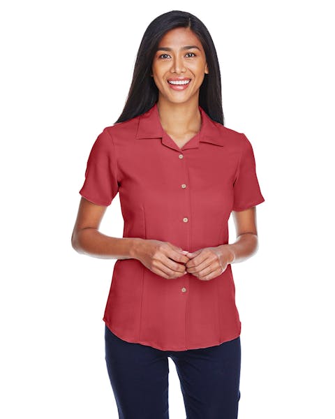 Harriton M570W Ladies' Bahama Cord CampShirt