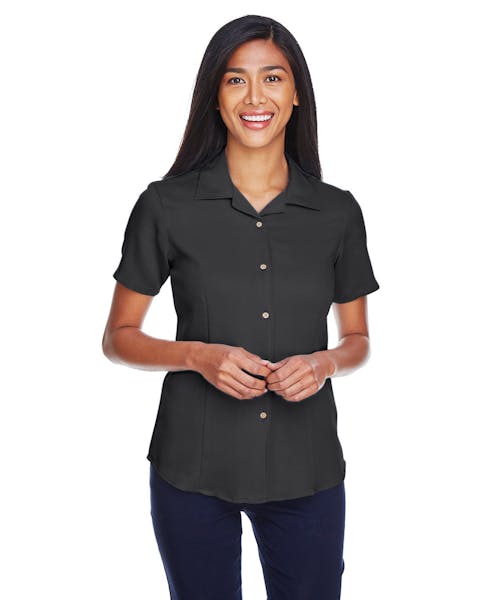 Harriton M570W Ladies' Bahama Cord CampShirt