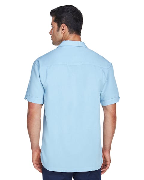 Harriton M575 Men's Two-Tone Bahama Cord Camp Shirt